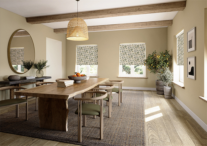 Land & Shore Orchard (Blackout), Green - Roller Blind - Image 7